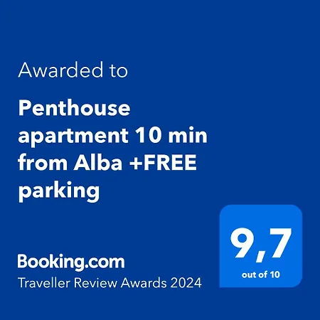 Penthouse 10 Min From Alba +free Parking